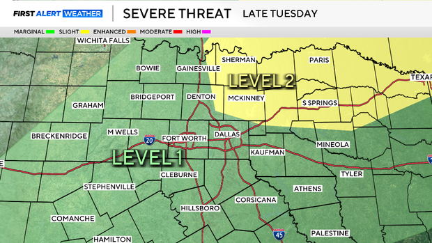 Severe storm chances return to North Texas this week. What we're tracking