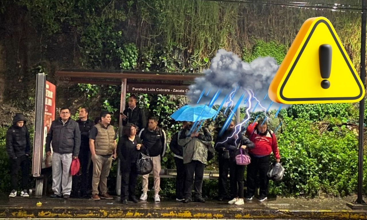 Activan alerta amarilla en CDMX por fuertes lluvias y granizo este ...