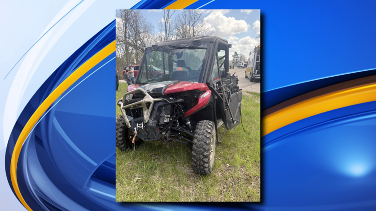 78-year-old man hospitalized after ATV crash in Ionia County