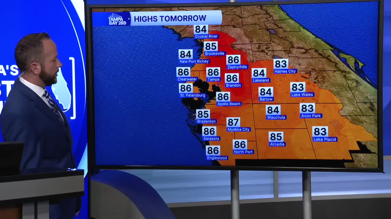 Florida's most accurate forecast with Jason for Sunday, May 3, 2026