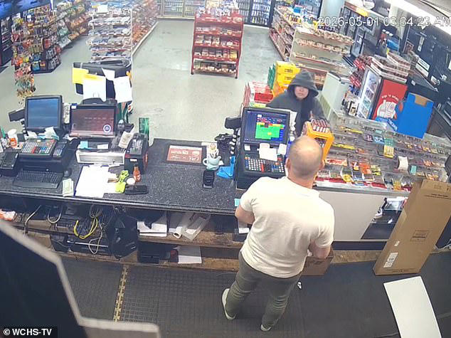 Gas station clerk narrowly avoids fatal shooting as crazed woman ...