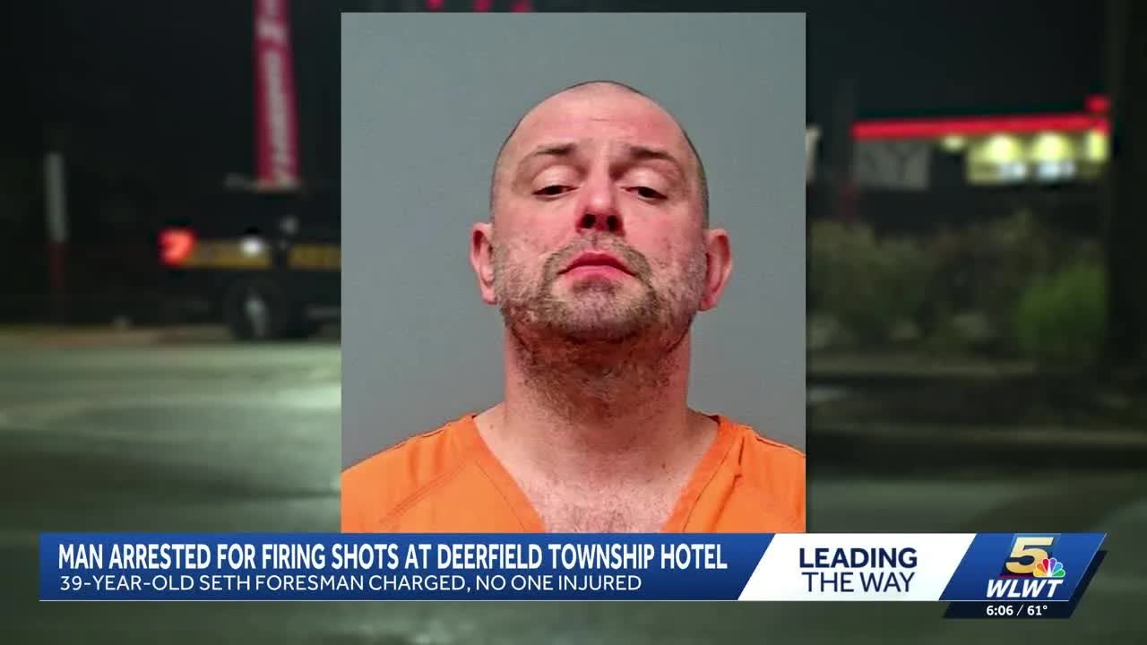 Man arrested after allegedly firing off dozens of shots near officers ...