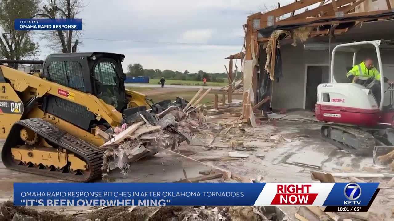 Omaha volunteers help Oklahoma families recover after EF-4 tornado