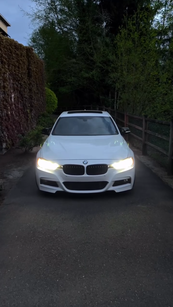 Clean BMW F30 night cinematic car edit with stunning visuals