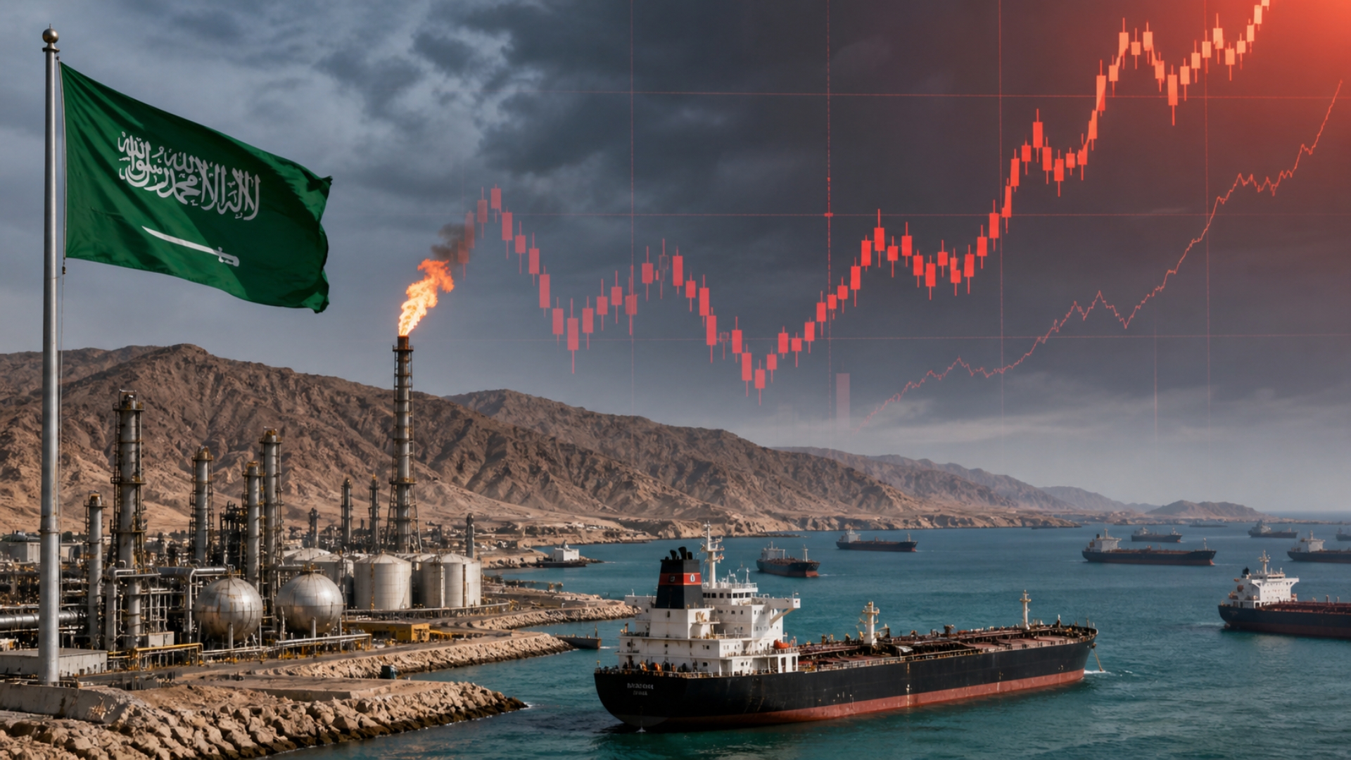 Saudi Arabia’s oil exports remain throttled by the Strait of Hormuz crisis