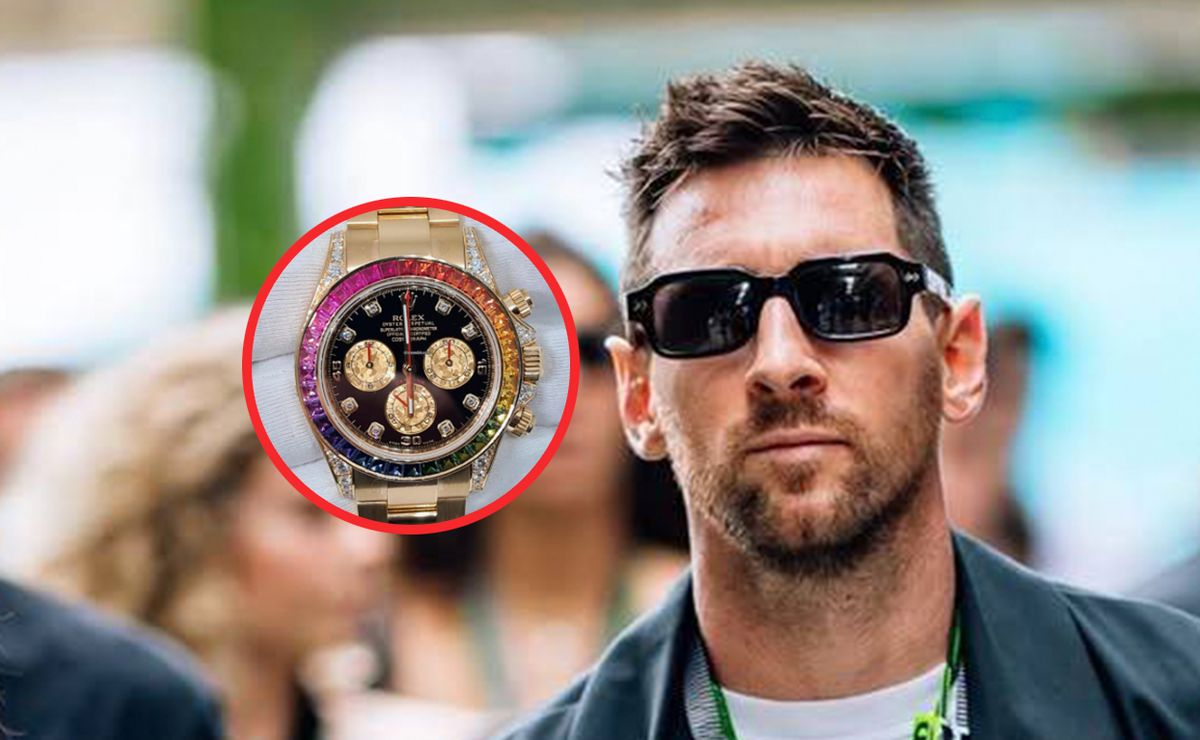 ¿Cuánto cuesta el reloj de oro rosa de 18 quilates que Messi usó en la ...