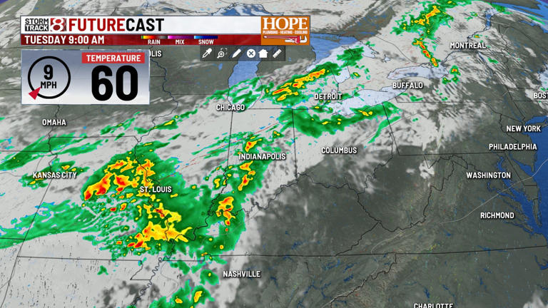 Warm and stormy conditions expected before cool rain sets in | May 4, 2026