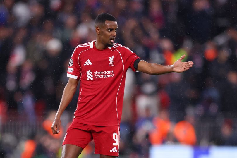 Alexander Isak has struggled in his debut season wiith Liverpool