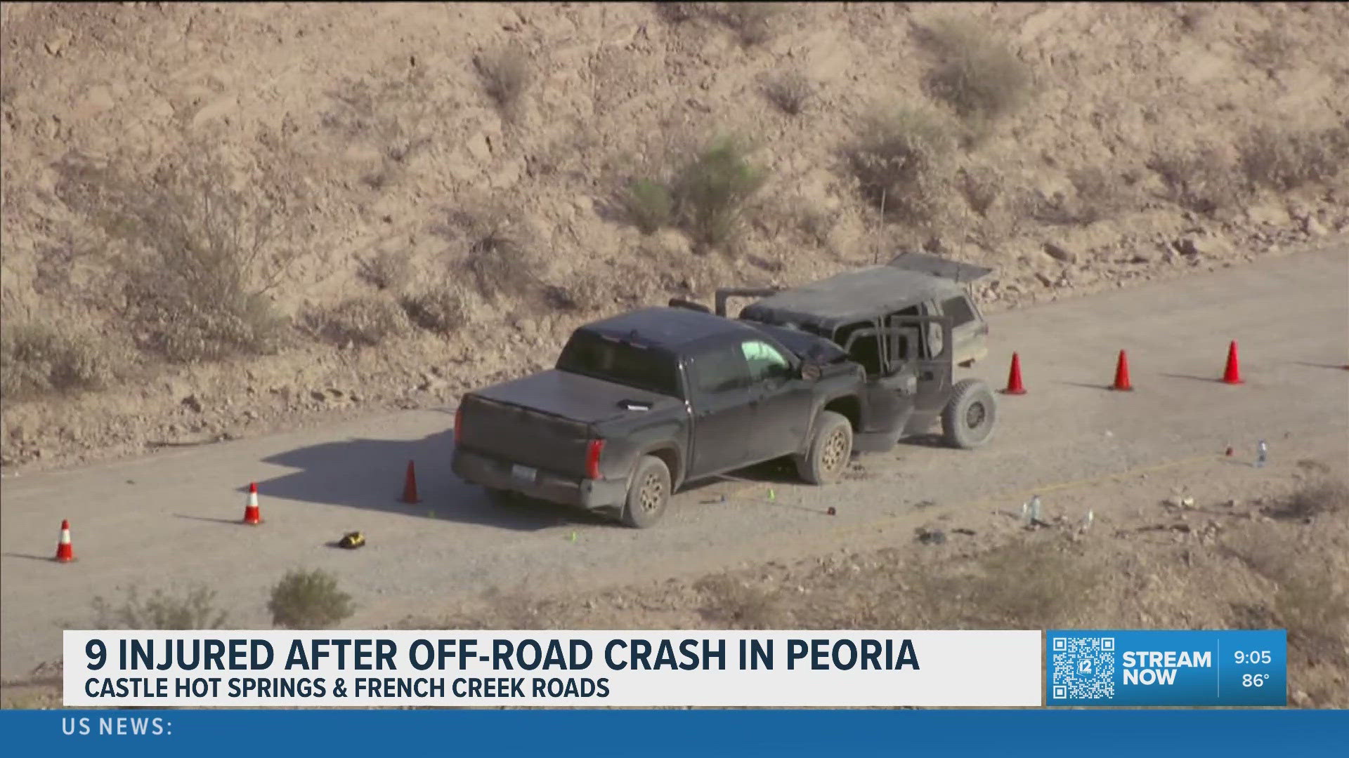 9 injured, 4 in critical condition after off-road crash in Peoria ...