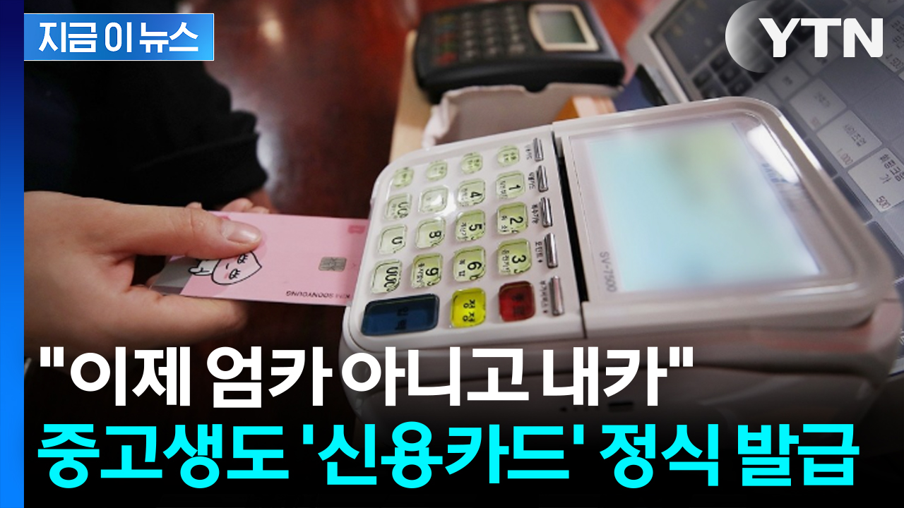 만 12살부터 발급 가능... 편의점·학원서 쓰는 '내 카드' 생긴다 [지금이뉴스] / YTN