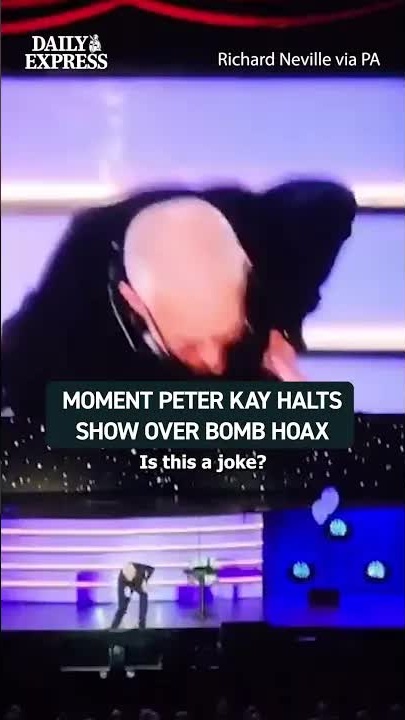 Peter Kay's Birmingham show evacuated after bomb threat