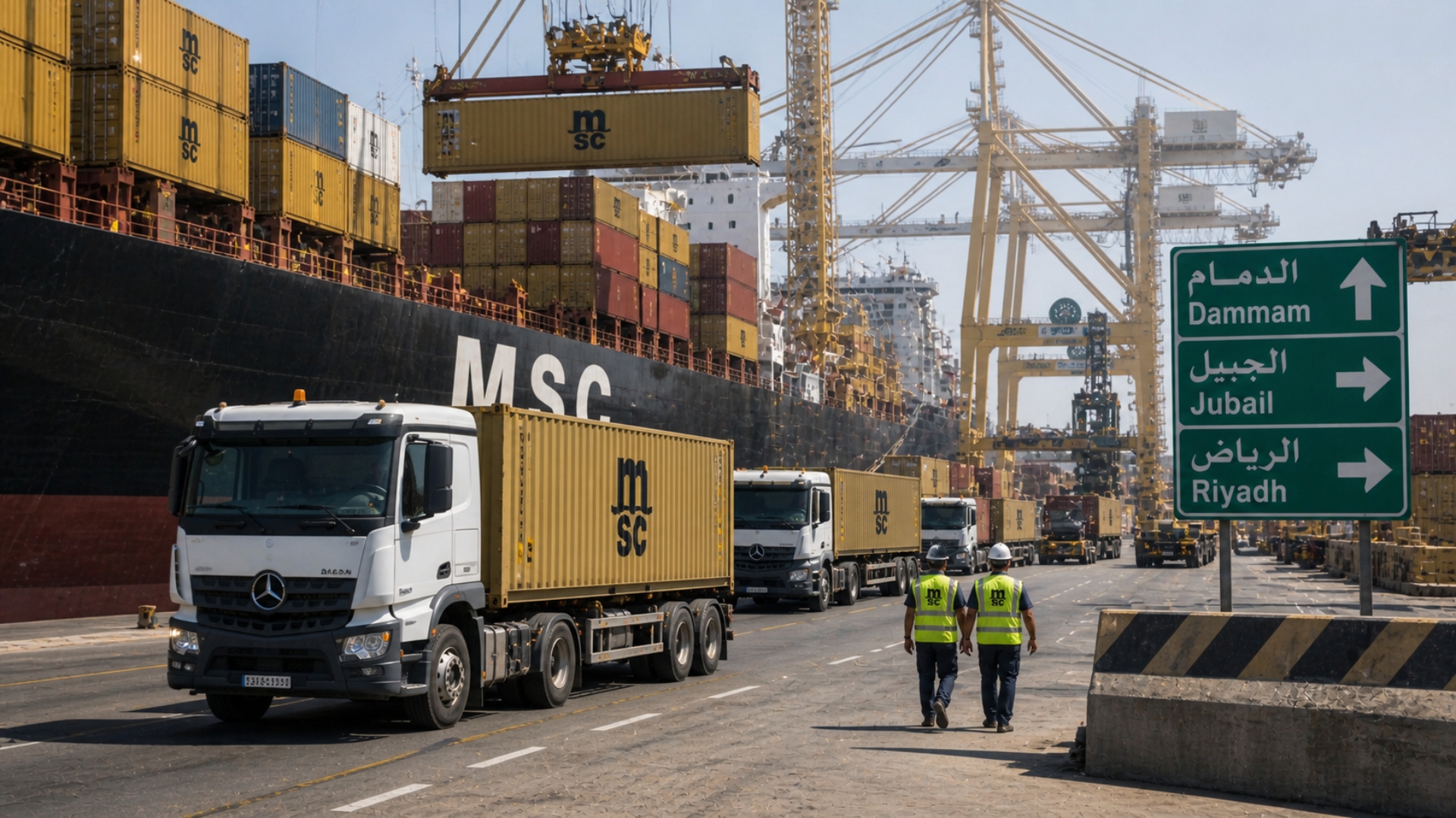 MSC opens Saudi Landbridge route as Hormuz shipping disruptions persist