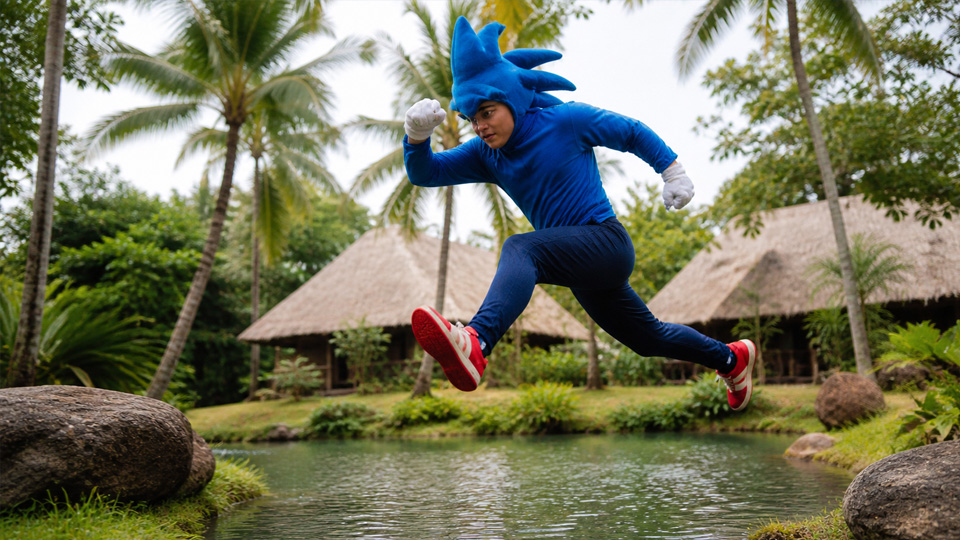 Como eles se movem como o Sonic na vida real?