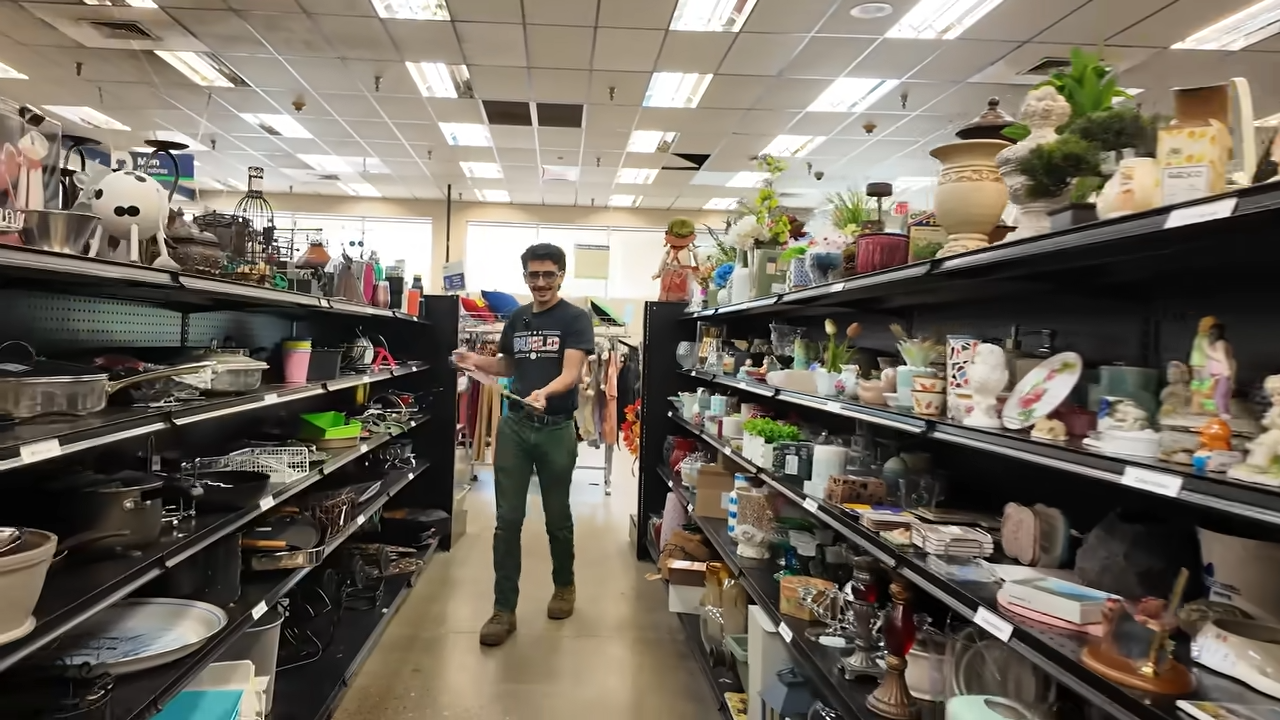 I let the boys hunt for tools at the worst store – big mistake