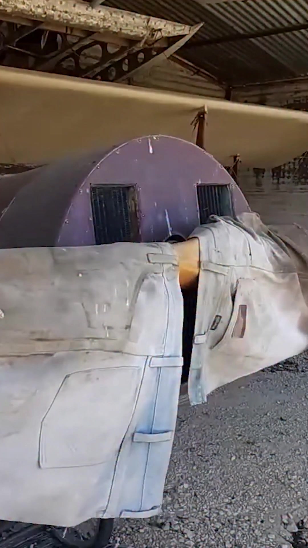 Exploring an abandoned WW1 airplane