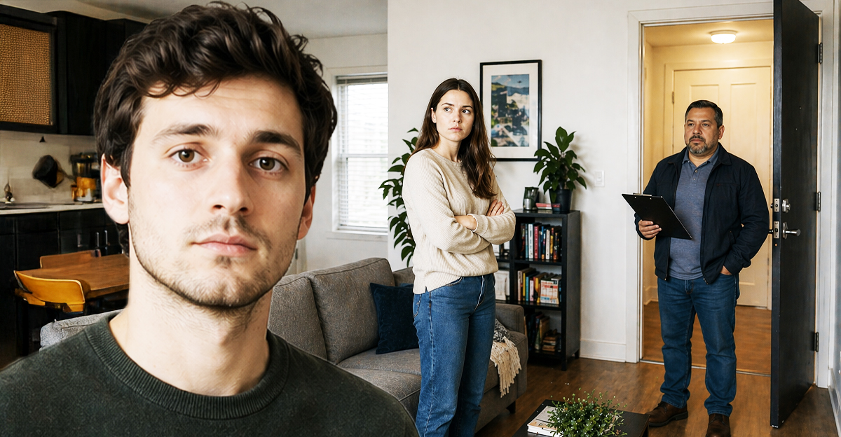 My girlfriend stayed with me for a couple of months. Now the landlord ...