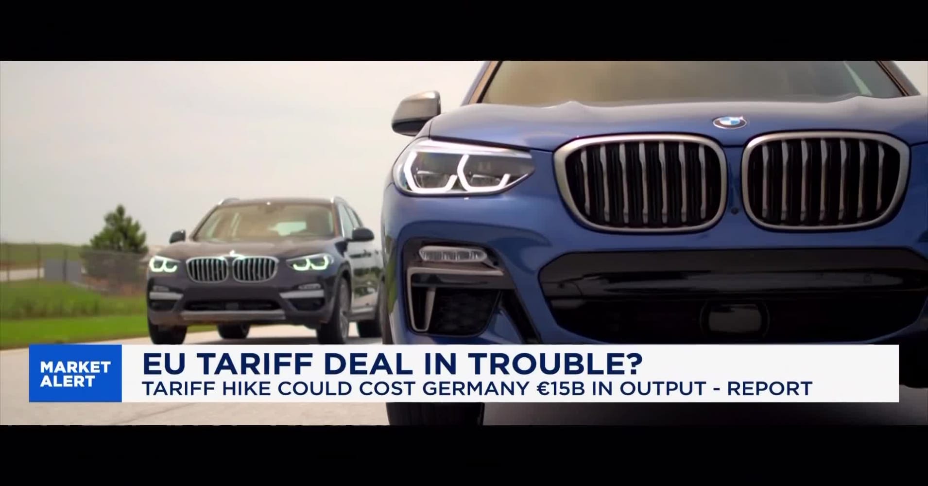 European auto stocks fall as Trump threatens new 25% tariff
