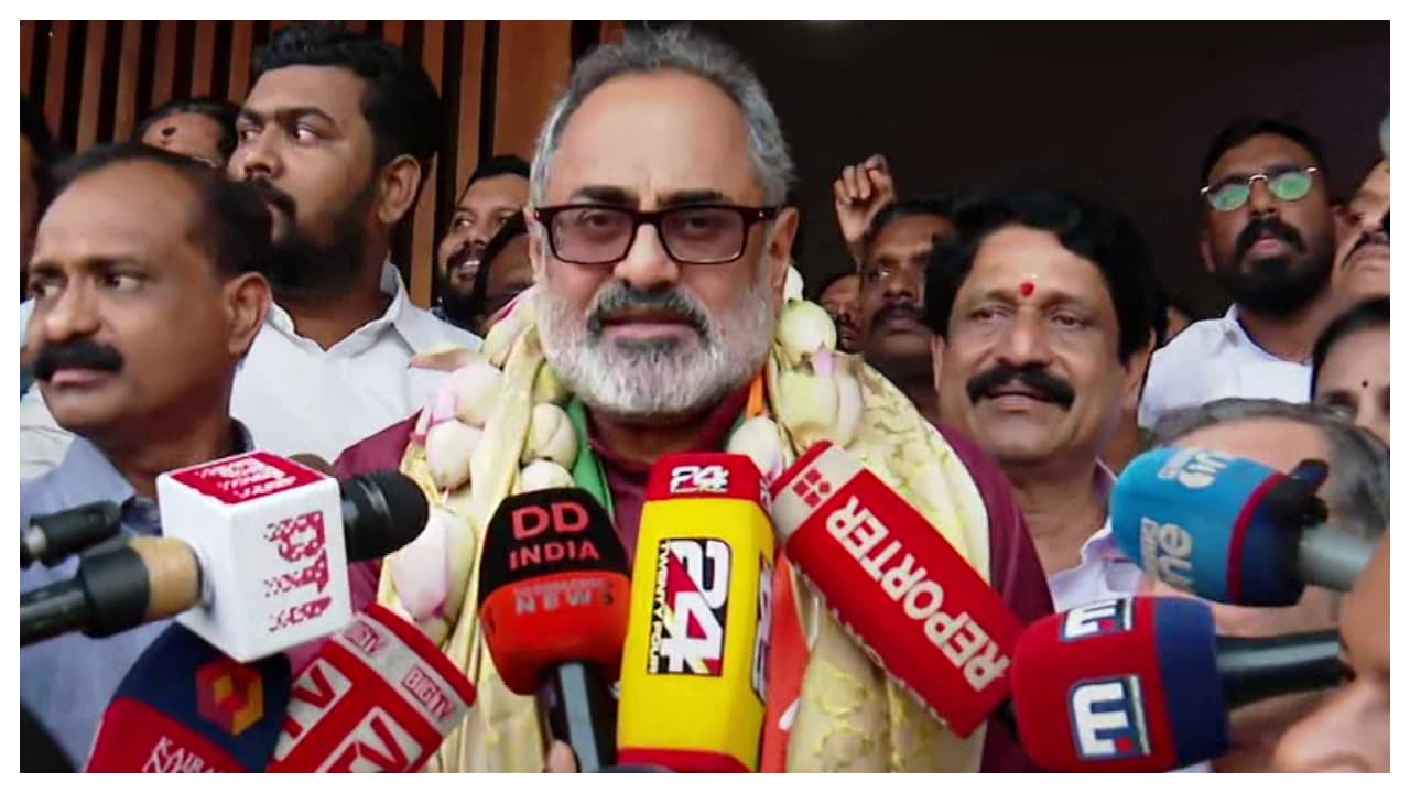 Kerala elections 2026: Rajeev Chandrasekhar wins Nemom seat in tight ...