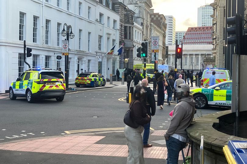 Birmingham city centre bar death after man fell 'several floors'