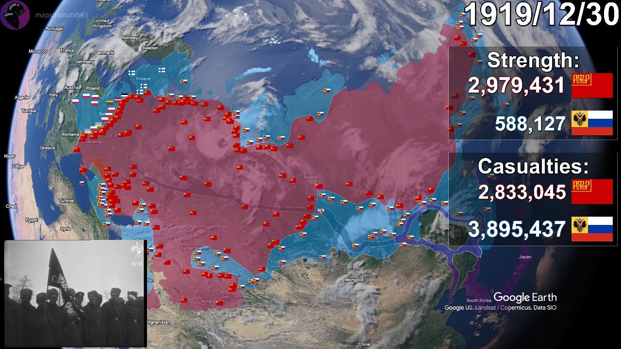 Tracking the Russian civil war