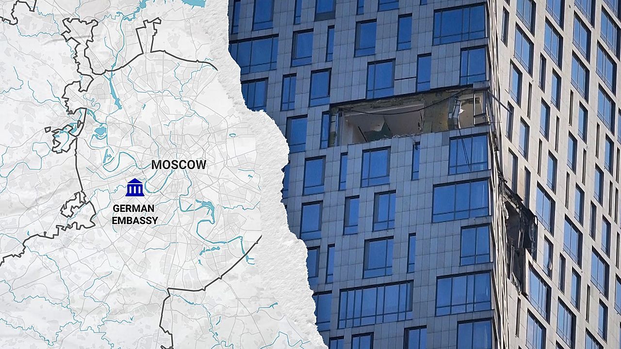 Nahe deutscher Botschaft: Ukrainische Drohne schlägt in Moskauer ...