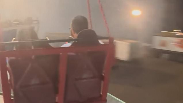 Fairground ride collapses with everyone on it