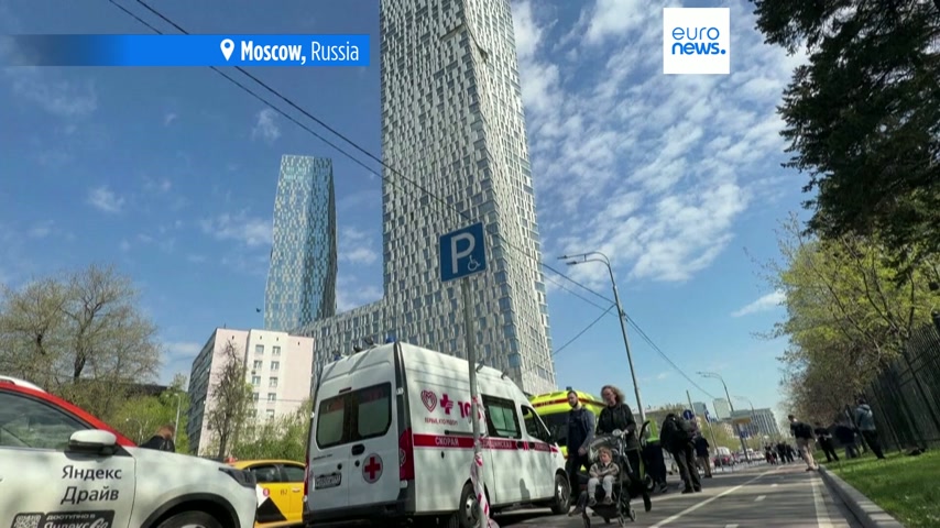 Drone strikes Moscow building just days before Russia's Victory Day parade