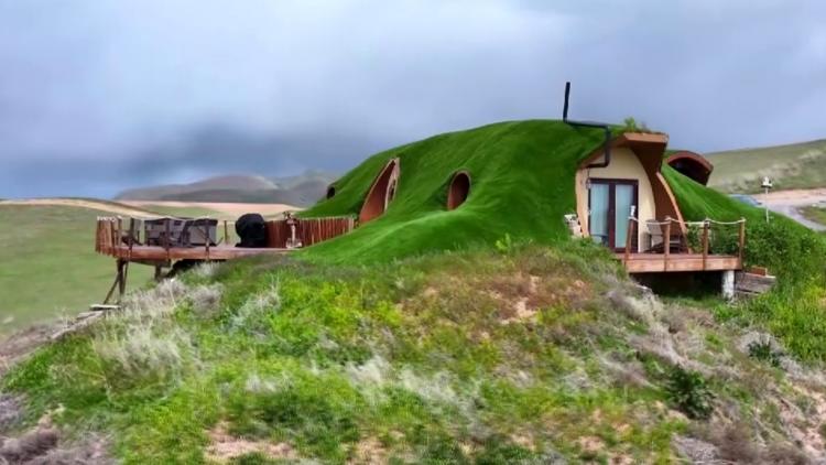 Exploring Idaho: Hobbit-inspired rental home built into Idaho hillside