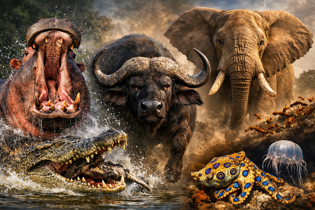 Most aggressive animals in the world explained