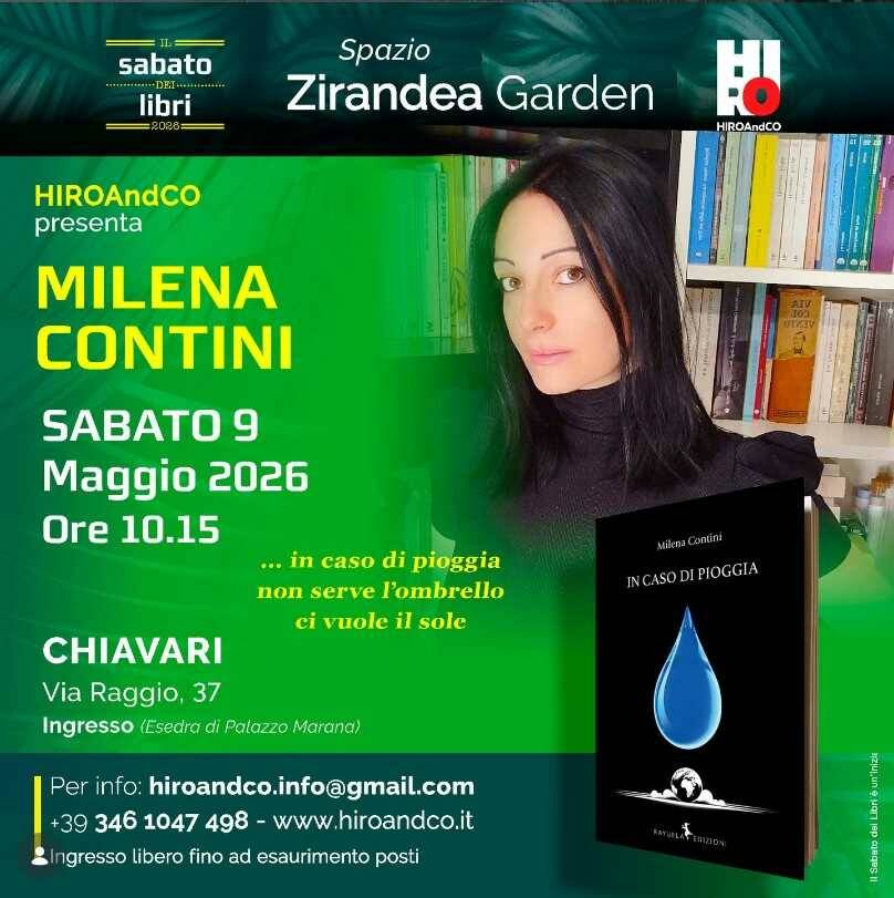 Chiavari: presentazione della raccolta poetica “In caso di pioggia”