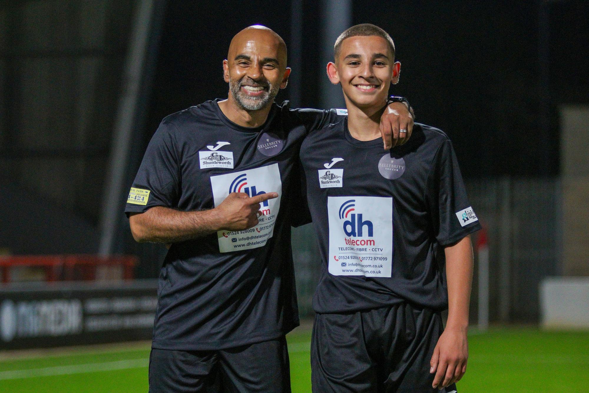 25 pictures as stars turn out for celebrity football match in Morecambe ...