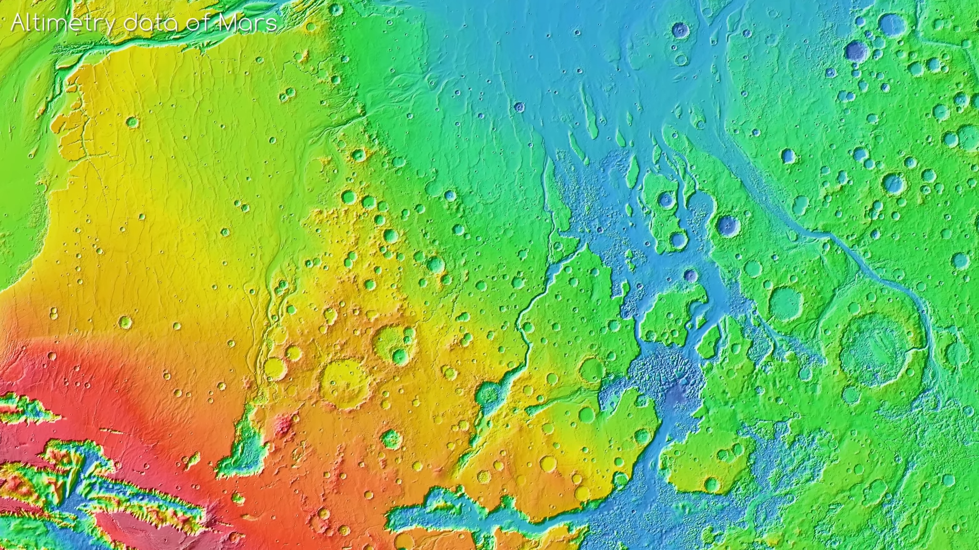NASA’s camera captured something strange inside Mars’ giant scar