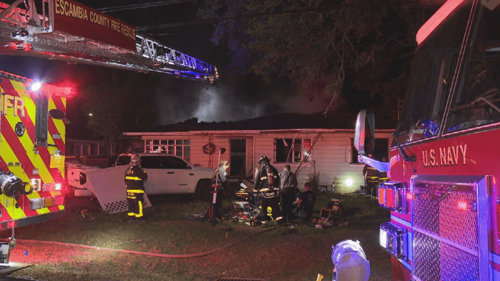 1 dead after overnight house fire in Escambia County