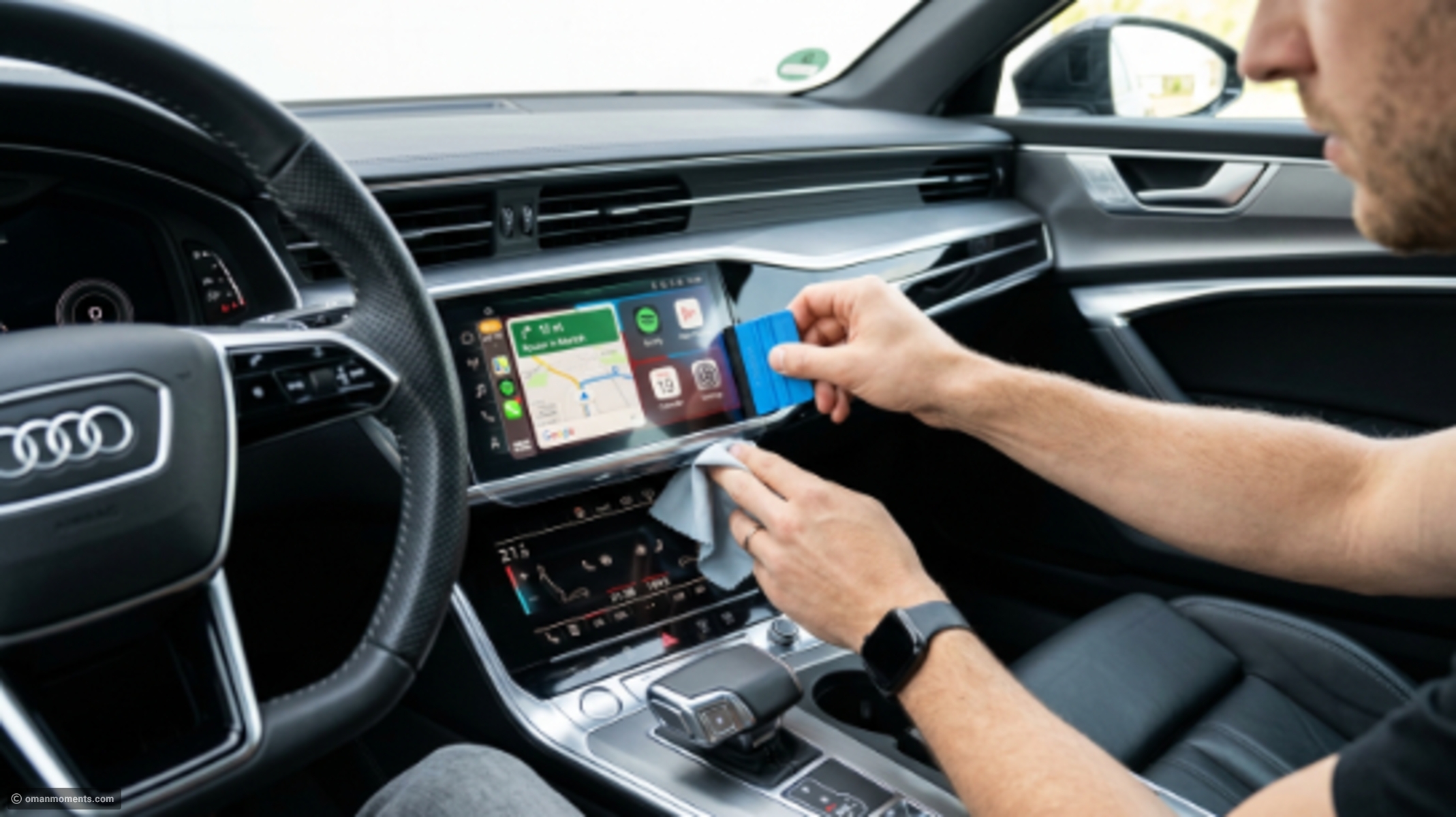 The right way to clean your car infotainment screen without damage