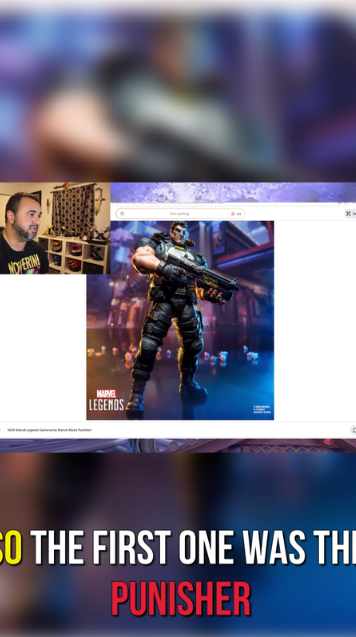 The Punisher Marvel Legends game changer figure