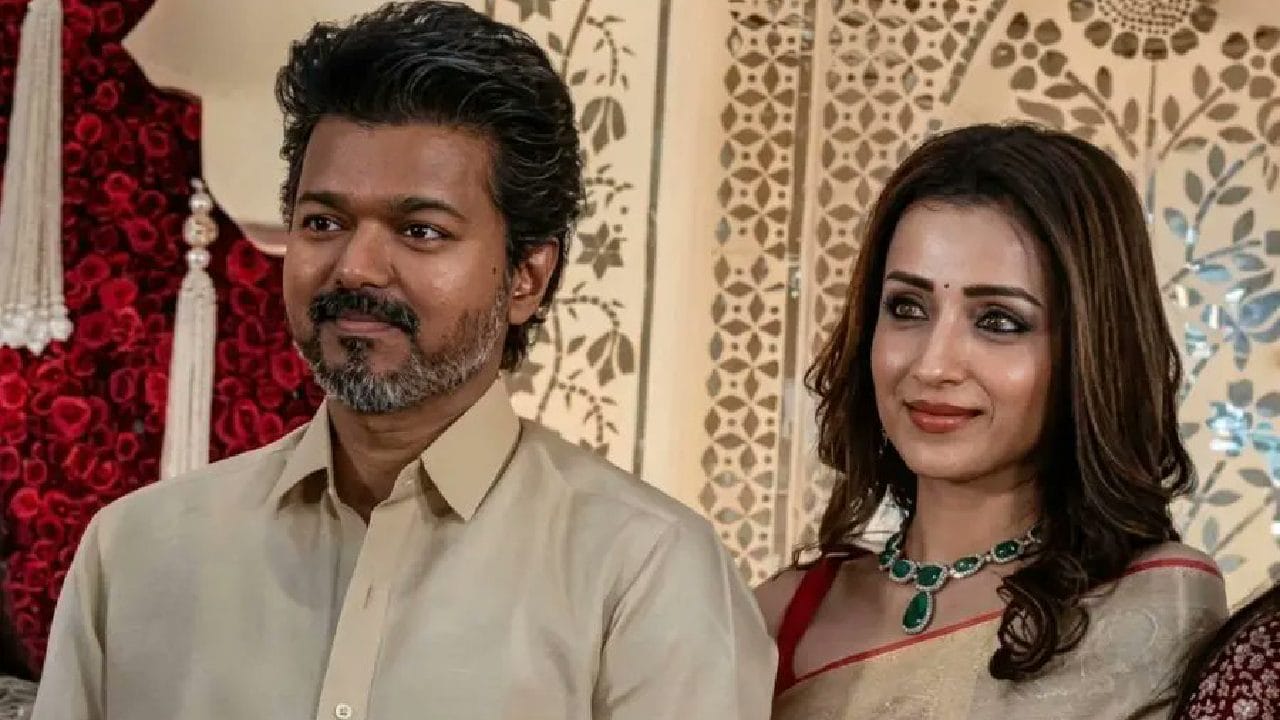 Actress Trisha Krishnan visits Vijay’s residence amid TVK’s massive ...
