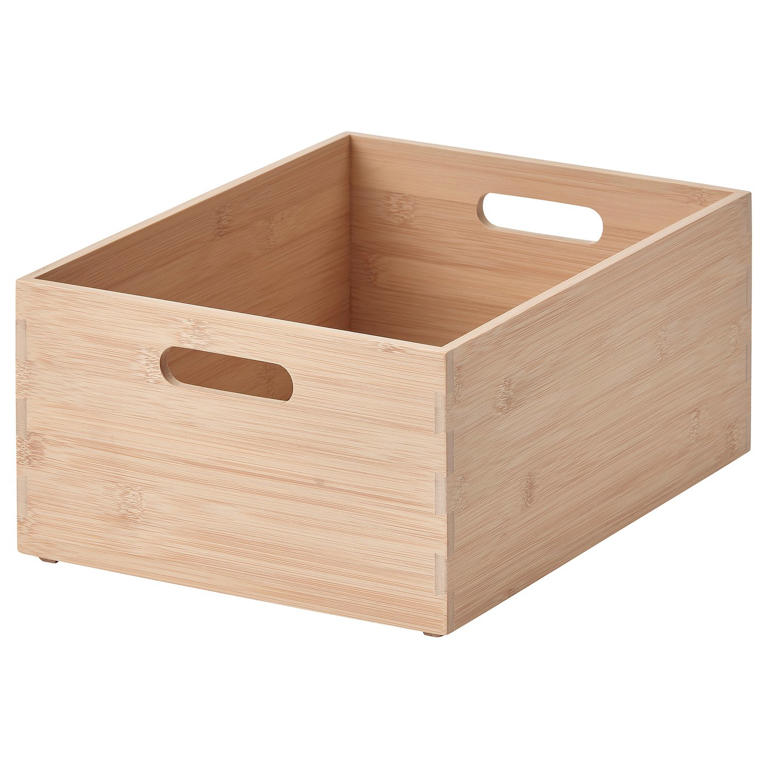 IKEA’s stackable bamboo storage boxes are the stylish non-toxic way to ...