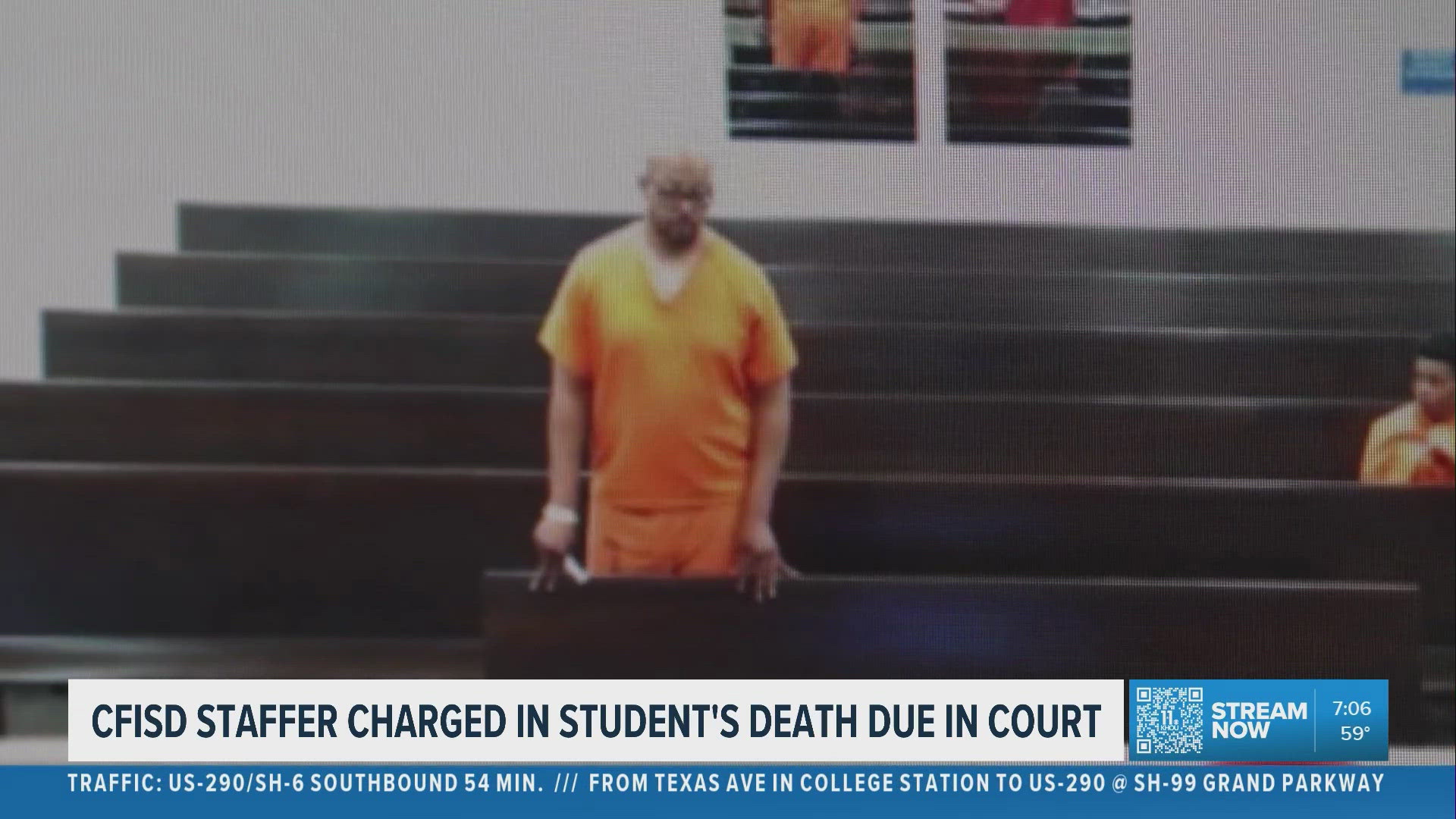CFISD staffer charged in connection with student’s death due in court