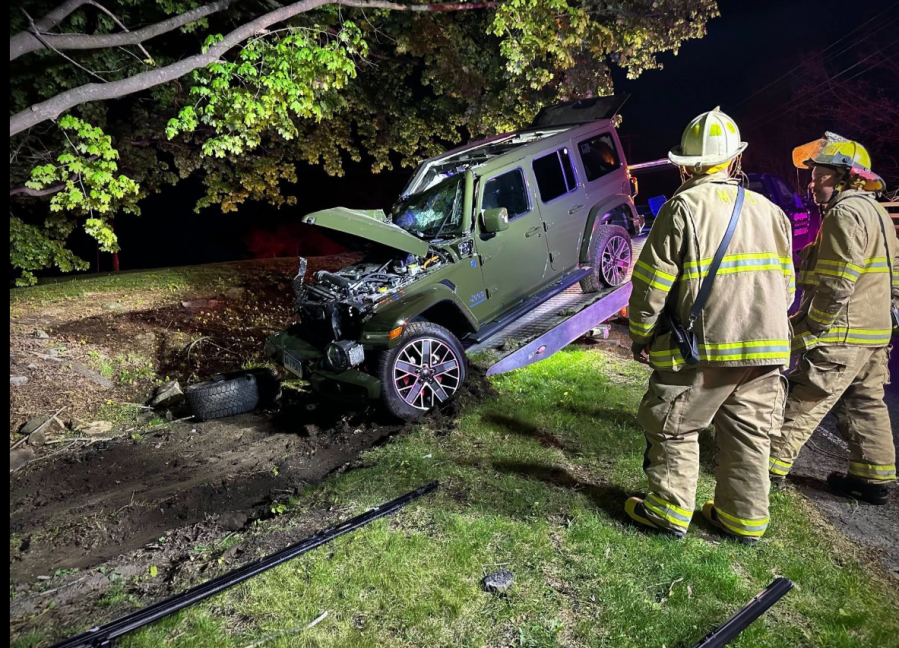 Person suffers 'traumatic' injuries after crashing into tree on Route ...