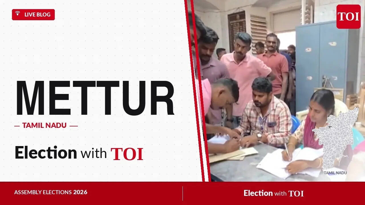 Mettur election results 2026: AIADMK's Venkatachalam G wins against DMK ...