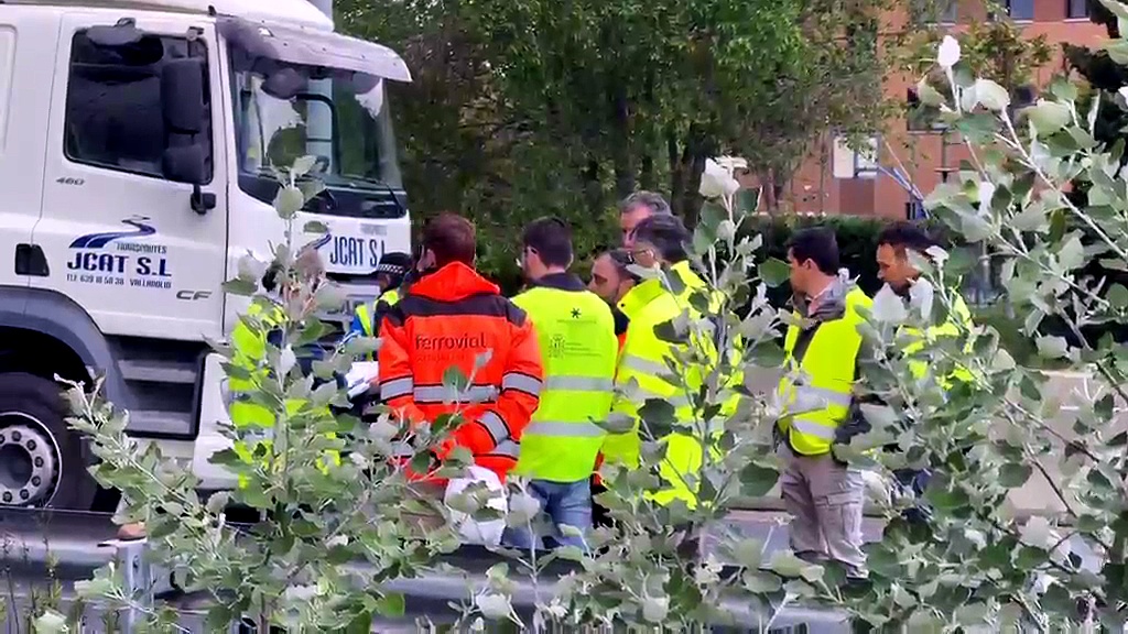 Muere un hombre de 63 años en un accidente laboral en la VA-20 de ...