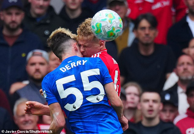 Ex-Premier League star's son is taken to hospital after nasty head ...
