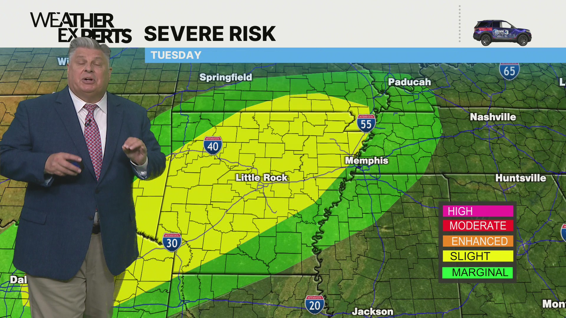 WREG Memphis Weather Monday May 4h