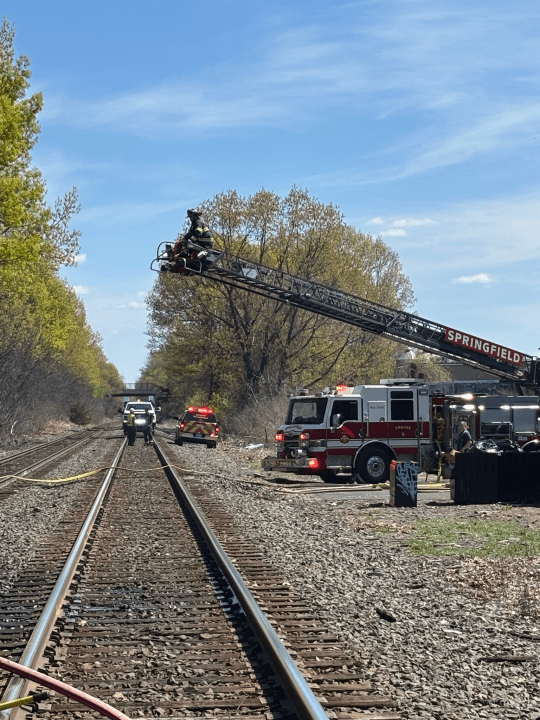 Springfield crews contain brush fire on Bay Street