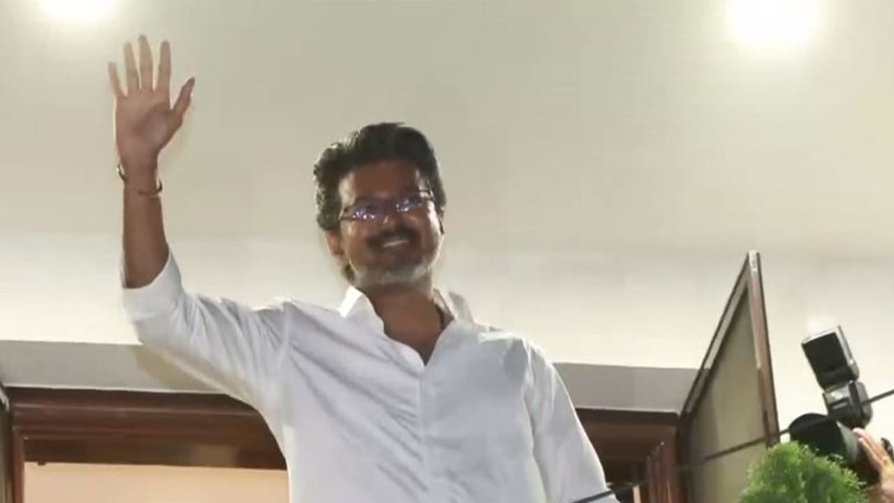 Chiranjeevi congratulates Vijay on 'outstanding' debut election win