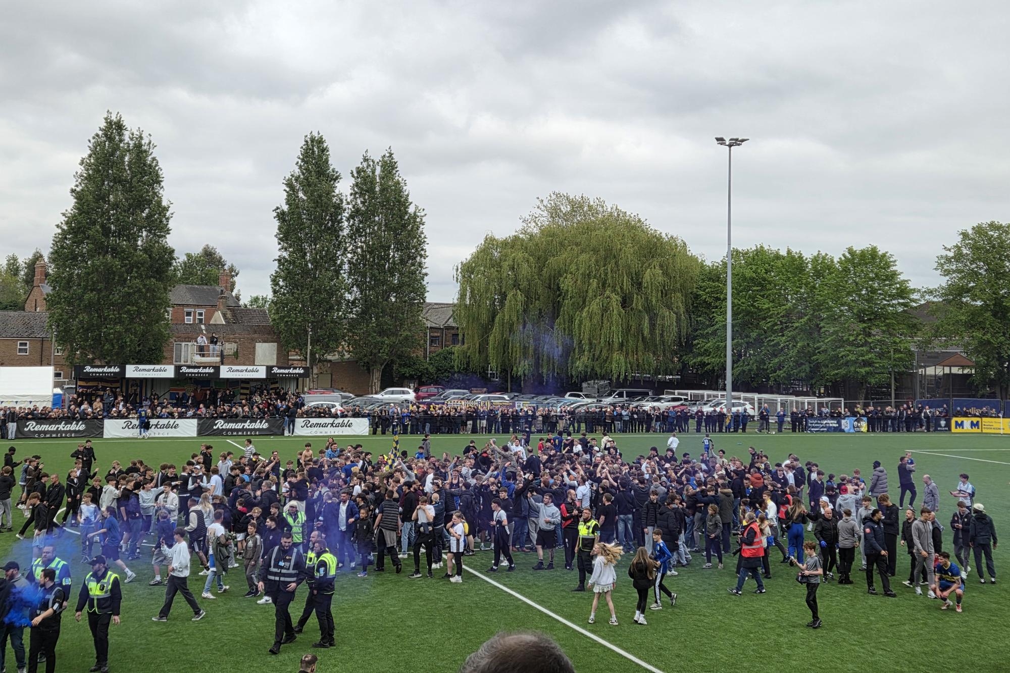 Spalding secure historic promotion with dramatic play-off final victory ...