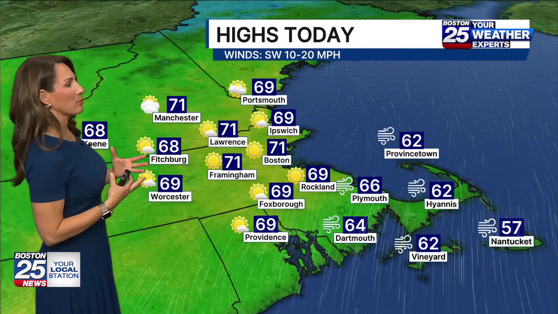 Warm start to work week