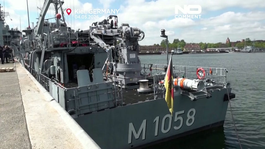 German minehunter heads to Mediterranean for possible Hormuz mission
