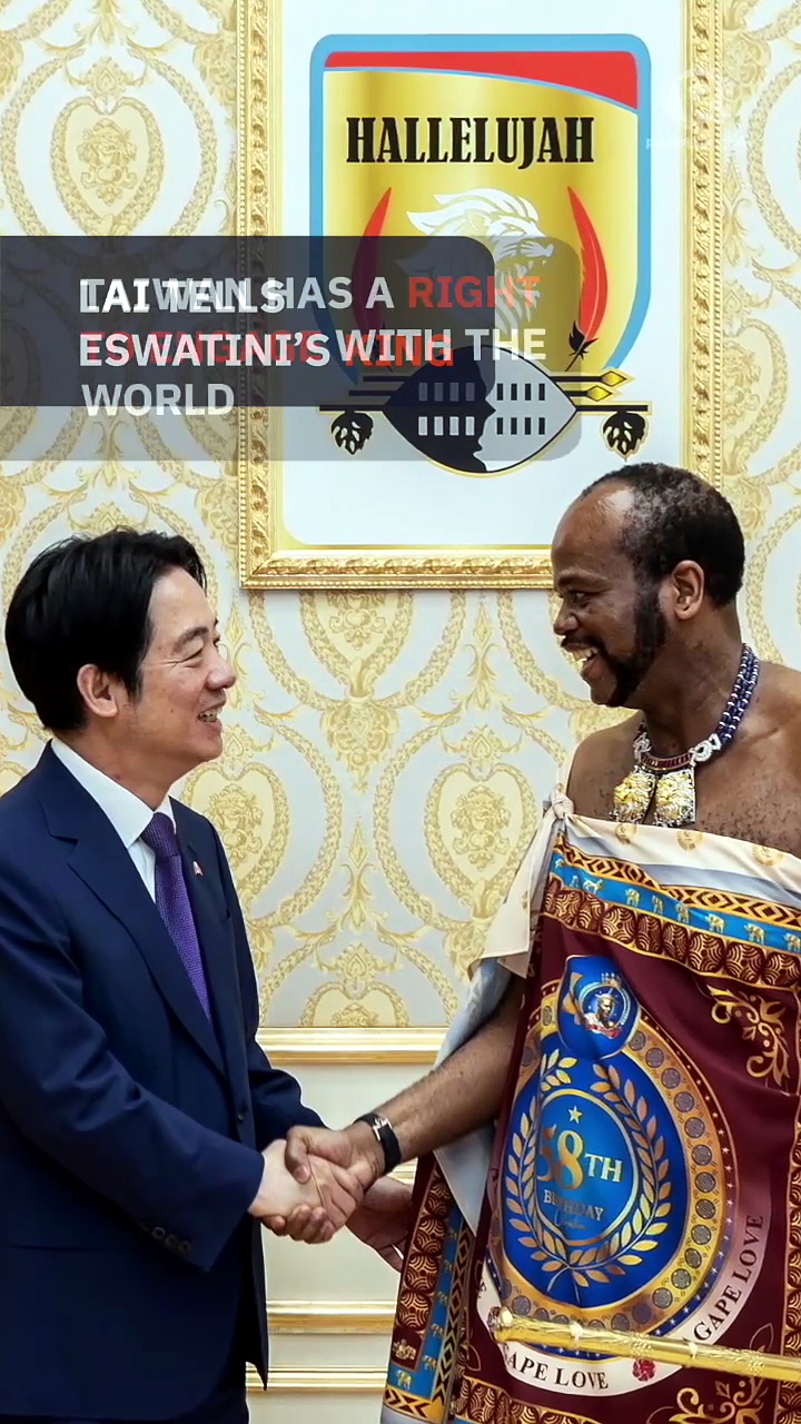 Taiwan president defiant as Eswatini trip begins; China calls him a 'rat'