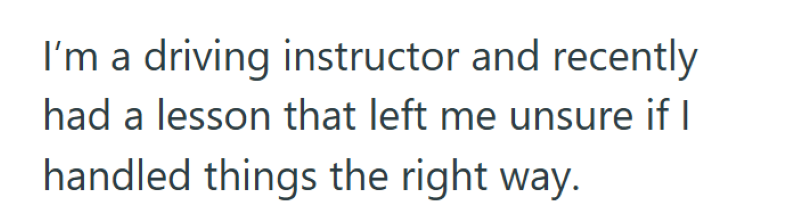 Learner driver continues sucking thumb throughout driving lesson ...